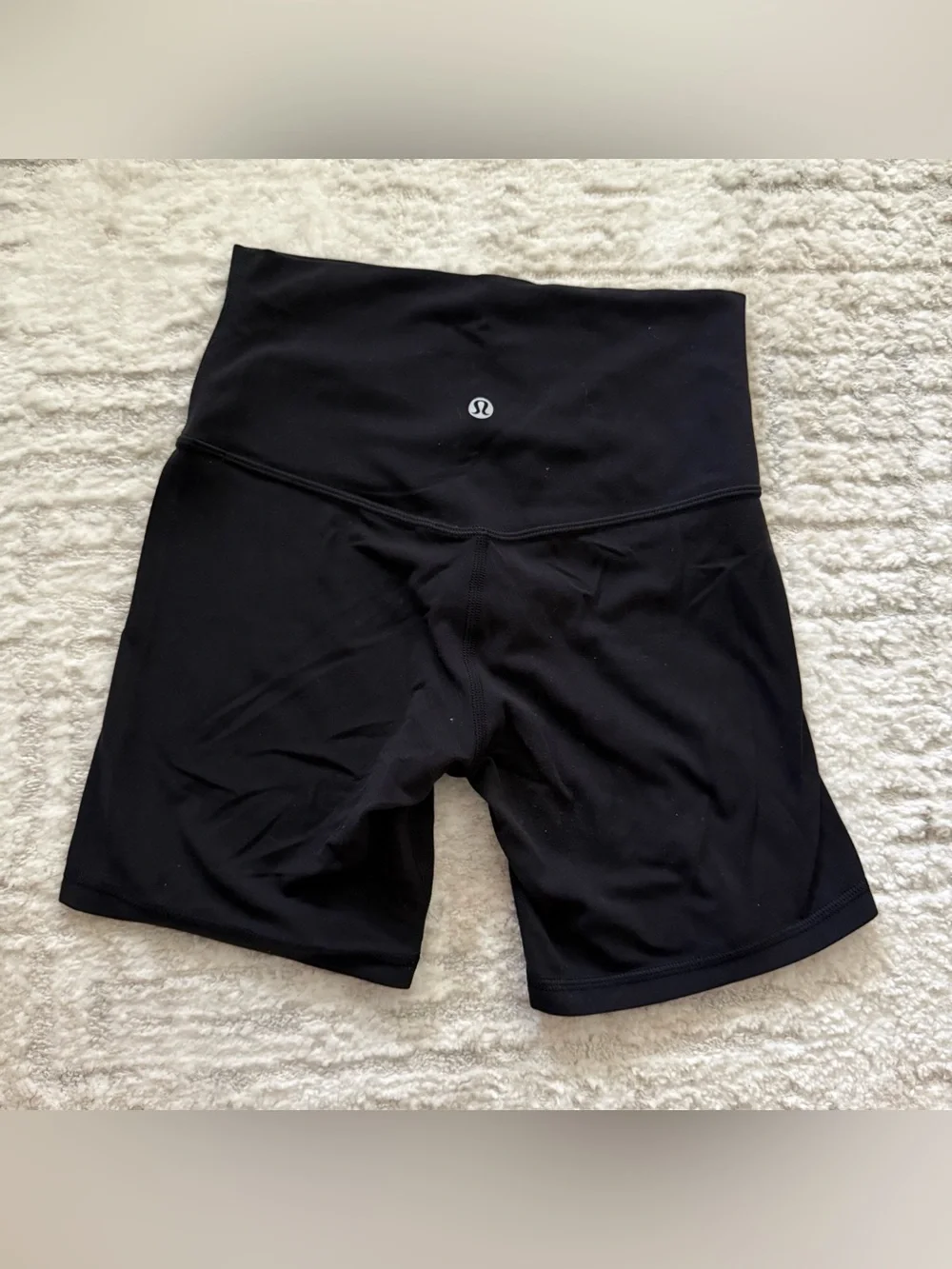lululemon align nulu Black High-Waist Bike Shorts